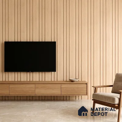 Wooden Look PN 03173 9.5 ft x 4.9 inch Charcoal Panel - 11 mm | Suitable for Feature Wall, TV Unit & Living Room | Width is Subjected to 5% Variation