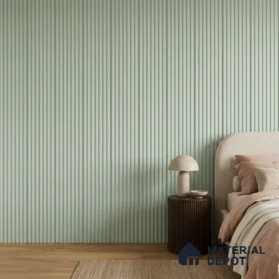 Ash Grey Plain Colour Look PN 03358 8 ft x 4 inch Charcoal Panel - 11 mm | Suitable for Feature Wall, TV Unit & Living Room | Width is Subjected to 5% Variation