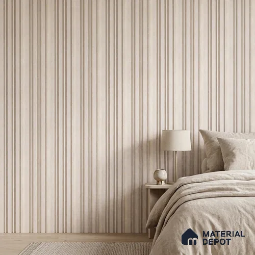 Dove Grey Plain Colour Look PN 03365 8 ft x 4.8 inch Charcoal Panel - 11 mm | Suitable for Feature Wall, TV Unit & Living Room | Width is Subjected to 5% Variation