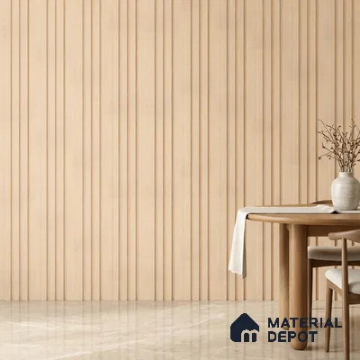 Wooden Look PN 03397 9.5 ft x 4.8 inch Charcoal Panel - 11 mm | Suitable for Feature Wall, TV Unit & Living Room | Width is Subjected to 5% Variation