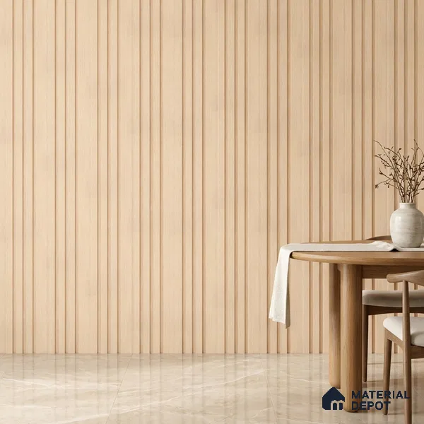Wooden Look PN 03397 9.5 ft x 4.8 inch Charcoal Panel - 11 mm | Suitable for Feature Wall, TV Unit & Living Room | Width is Subjected to 5% Variation