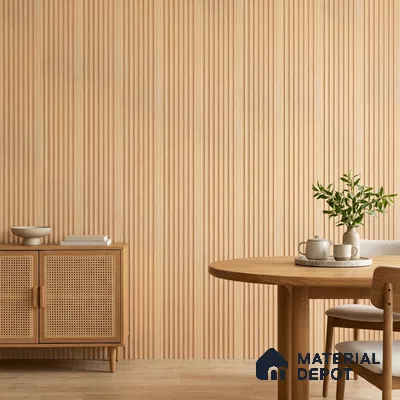 Wooden Look PN 03398 9.5 ft x 4.8 inch Charcoal Panel - 11 mm | Suitable for Feature Wall, TV Unit & Living Room | Width is Subjected to 5% Variation