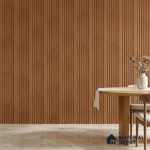 Wooden Look PN 03399 9.5 ft x 4.8 inch Charcoal Panel - 11 mm | Suitable for Feature Wall, TV Unit & Living Room | Width is Subjected to 5% Variation
