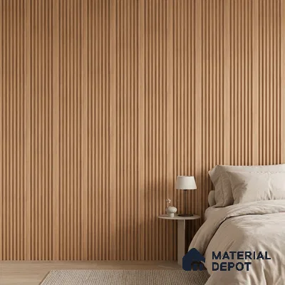 Wooden Look PN 03422 8 ft x 4.8 inch Charcoal Panel - 11 mm | Suitable for Feature Wall, TV Unit & Living Room | Width is Subjected to 5% Variation