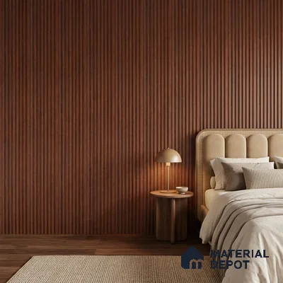 Wooden Look PN 03518 9.5 ft x 4.9 inch Charcoal Panel - 11 mm | Suitable for Feature Wall, TV Unit & Living Room | Width is Subjected to 5% Variation