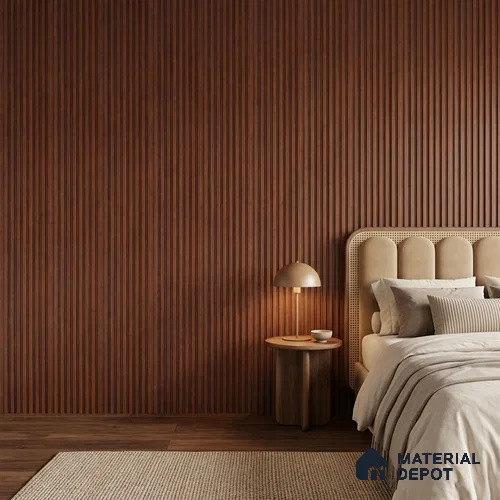 Wooden Look PN 03518 9.5 ft x 4.9 inch Charcoal Panel - 11 mm | Suitable for Feature Wall, TV Unit & Living Room | Width is Subjected to 5% Variation