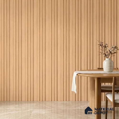 Wooden Look PN 03520 9.5 ft x 4.9 inch Charcoal Panel - 11 mm | Suitable for Feature Wall, Living Room & Bedroom | Width is Subjected to 5% Variation