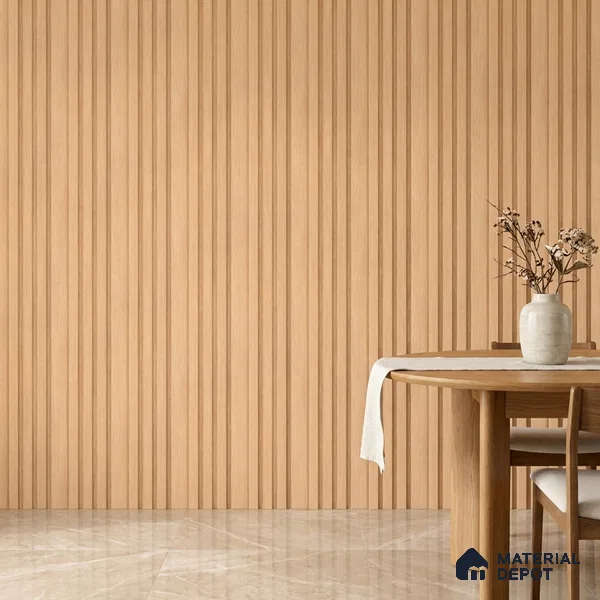 Wooden Look PN 03520 9.5 ft x 4.9 inch Charcoal Panel - 11 mm | Suitable for Feature Wall, Living Room & Bedroom | Width is Subjected to 5% Variation