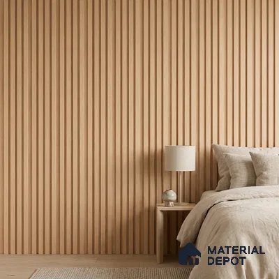 Wooden Look PN 03520 9.5 ft x 4.9 inch Charcoal Panel - 11 mm | Suitable for Feature Wall, Living Room & Bedroom | Width is Subjected to 5% Variation