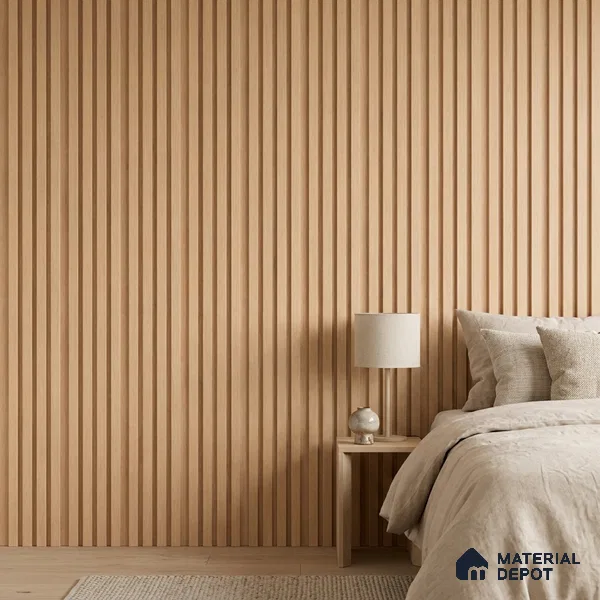 Wooden Look PN 03520 9.5 ft x 4.9 inch Charcoal Panel - 11 mm | Suitable for Feature Wall, Living Room & Bedroom | Width is Subjected to 5% Variation