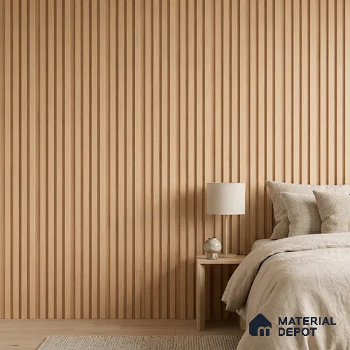 Wooden Look PN 03520 9.5 ft x 4.9 inch Charcoal Panel - 11 mm | Suitable for Feature Wall, Living Room & Bedroom | Width is Subjected to 5% Variation