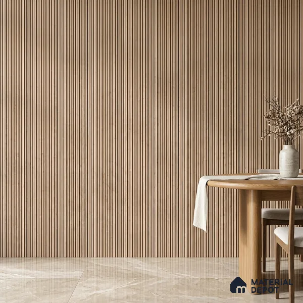 Cappuccino Beige Plain Colour Look PN 03540 9.5 ft x 4.7 inch Charcoal Panel - 12 mm | Suitable for Feature Wall, TV Unit & Living Room | Width is Subjected to 5% Variation