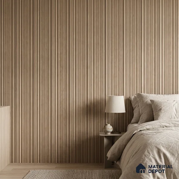 Cappuccino Beige Plain Colour Look PN 03540 9.5 ft x 4.7 inch Charcoal Panel - 12 mm | Suitable for Feature Wall, TV Unit & Living Room | Width is Subjected to 5% Variation