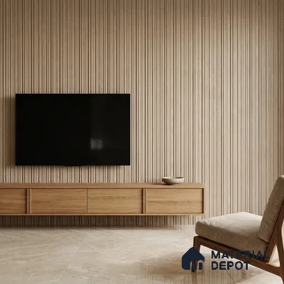 Mocha Brown Plain Colour Look PN 03545 9.5 ft x 4.7 inch Charcoal Panel - 12 mm | Suitable for Feature Wall, TV Unit & Living Room | Width is Subjected to 5% Variation