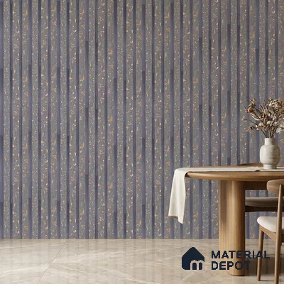 Silver Grey Luxury Look PN 03558 9.5 ft x 4.8 inch Charcoal Panel - 11 mm | Suitable for Feature Wall, TV Unit & Living Room | Width is Subjected to 5% Variation