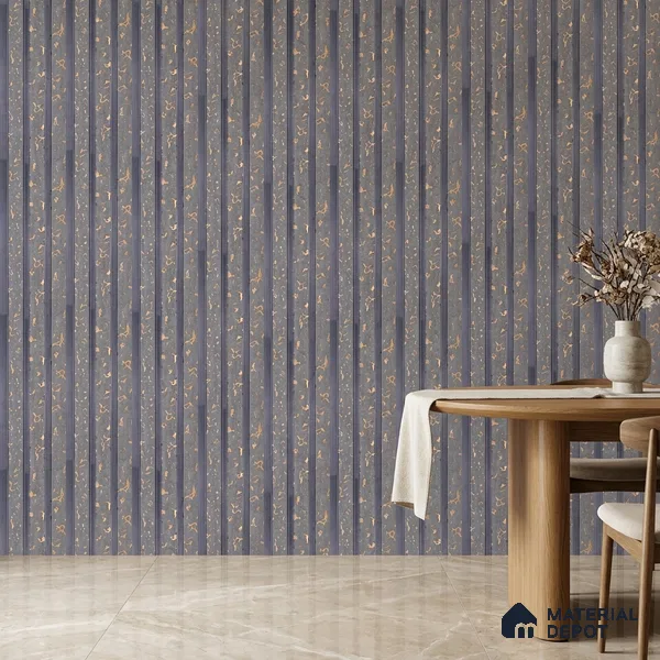 Silver Grey Luxury Look PN 03558 9.5 ft x 4.8 inch Charcoal Panel - 11 mm | Suitable for Feature Wall, TV Unit & Living Room | Width is Subjected to 5% Variation