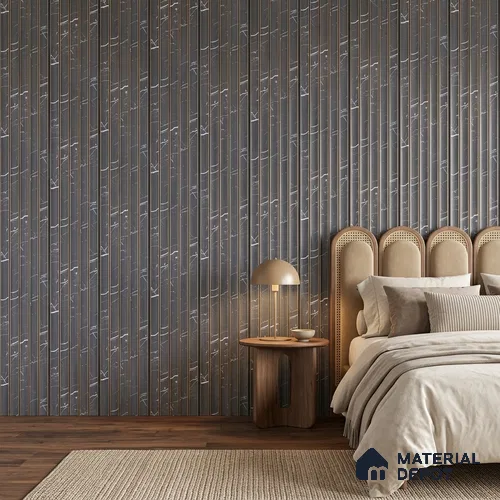 Dark Grey Marble Look PN 05543 8 ft x 6 inch Charcoal Panel - 7 mm | Suitable for Feature Wall, TV Unit & Living Room | Width is Subjected to 5% Variation