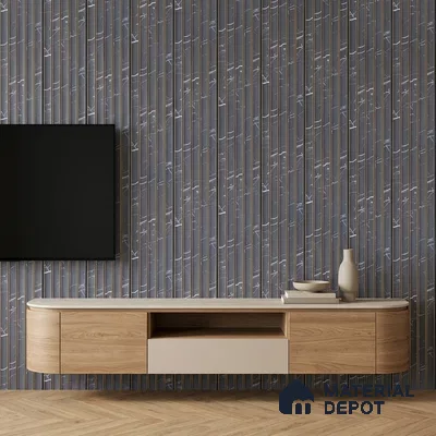 Dark Grey Marble Look PN 05543 8 ft x 6 inch Charcoal Panel - 7 mm | Suitable for Feature Wall, TV Unit & Living Room | Width is Subjected to 5% Variation