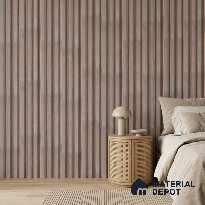 Pebble Grey Fabric Look PN 05552 8 ft x 6 inch Charcoal Panel - 7 mm | Suitable for Feature Wall, TV Unit & Living Room | Width is Subjected to 5% Variation