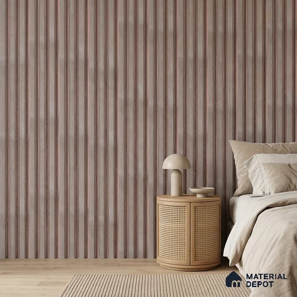 Pebble Grey Fabric Look PN 05552 8 ft x 6 inch Charcoal Panel - 7 mm | Suitable for Feature Wall, TV Unit & Living Room | Width is Subjected to 5% Variation