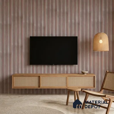 Pebble Grey Fabric Look PN 05552 8 ft x 6 inch Charcoal Panel - 7 mm | Suitable for Feature Wall, TV Unit & Living Room | Width is Subjected to 5% Variation