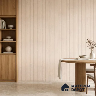 Wooden Look PN 05553 8 ft x 6 inch Charcoal Panel - 7 mm | Suitable for Feature Wall, TV Unit & Living Room | Width is Subjected to 5% Variation