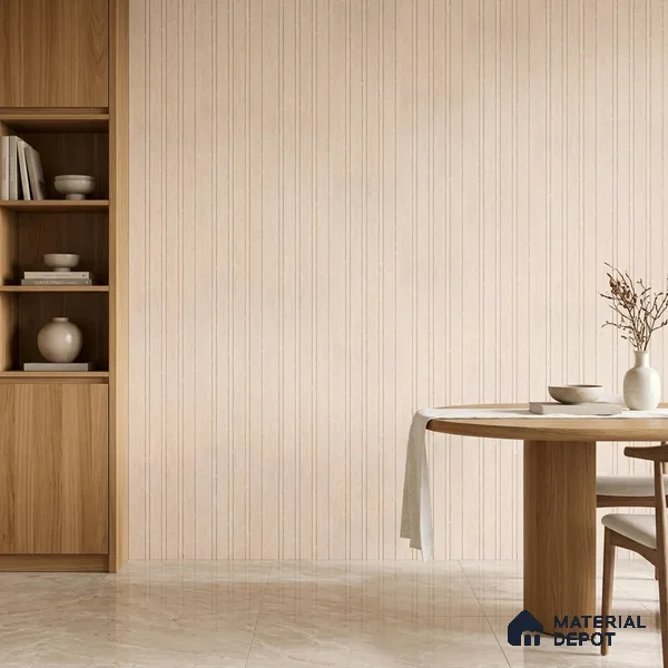 Wooden Look PN 05553 8 ft x 6 inch Charcoal Panel - 7 mm | Suitable for Feature Wall, TV Unit & Living Room | Width is Subjected to 5% Variation