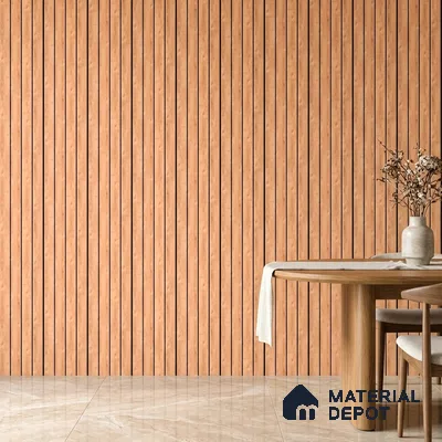 Wooden Look PN 05555 9.5 ft x 12 inch Charcoal Panel - 6 mm | Suitable for Feature Wall, TV Unit & Living Room | Width is Subjected to 5% Variation