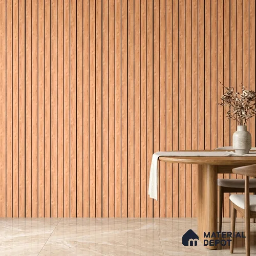 Wooden Look PN 05555 9.5 ft x 12 inch Charcoal Panel - 6 mm | Suitable for Feature Wall, TV Unit & Living Room | Width is Subjected to 5% Variation