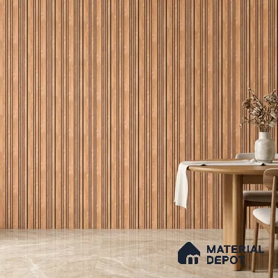 Wooden Look PN 05557 9.5 ft x 12 inch Charcoal Panel - 6 mm | Suitable for Feature Wall, TV Unit & Living Room | Width is Subjected to 5% Variation