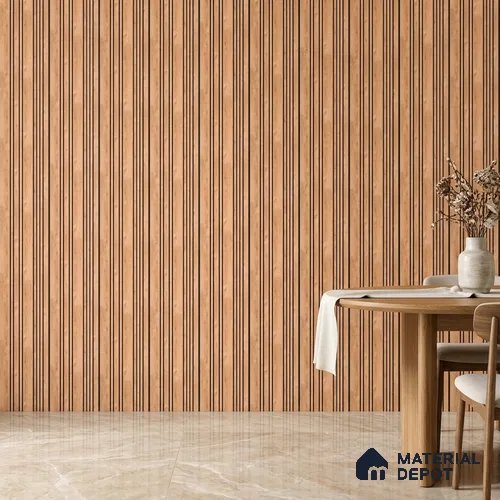 Wooden Look PN 05557 9.5 ft x 12 inch Charcoal Panel - 6 mm | Suitable for Feature Wall, TV Unit & Living Room | Width is Subjected to 5% Variation