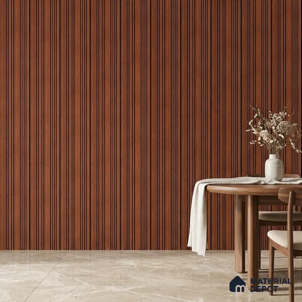 Wooden Look PN 05559 9.5 ft x 12 inch Charcoal Panel - 6 mm | Suitable for Feature Wall, TV Unit & Living Room | Width is Subjected to 5% Variation