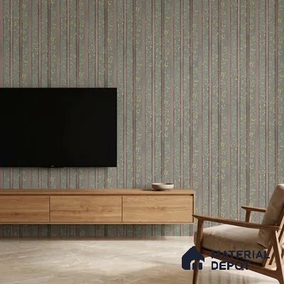 Steel Grey Luxury Look PN 06076 9.5 ft x 4.6 inch Charcoal Panel - 8 mm | Suitable for Feature Wall, TV Unit & Living Room | Width is Subjected to 5% Variation