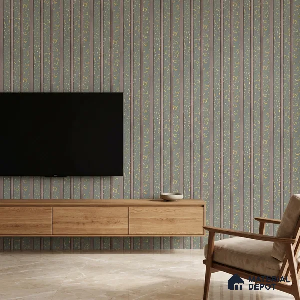 Steel Grey Luxury Look PN 06076 9.5 ft x 4.6 inch Charcoal Panel - 8 mm | Suitable for Feature Wall, TV Unit & Living Room | Width is Subjected to 5% Variation