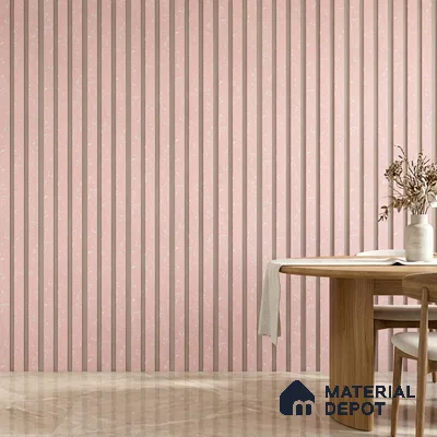 Baby Pink Luxury Look PN 06077 9.5 ft x 4.6 inch Charcoal Panel - 8 mm | Suitable for Feature Wall, TV Unit & Living Room | Width is Subjected to 5% Variation