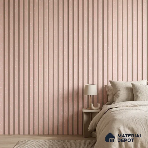 Baby Pink Luxury Look PN 06077 9.5 ft x 4.6 inch Charcoal Panel - 8 mm | Suitable for Feature Wall, TV Unit & Living Room | Width is Subjected to 5% Variation