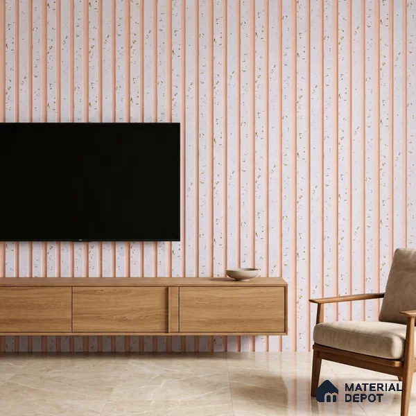 Dove Grey Luxury Look PN 06078 9.5 ft x 4.6 inch Charcoal Panel - 8 mm | Suitable for Feature Wall, TV Unit & Living Room | Width is Subjected to 5% Variation