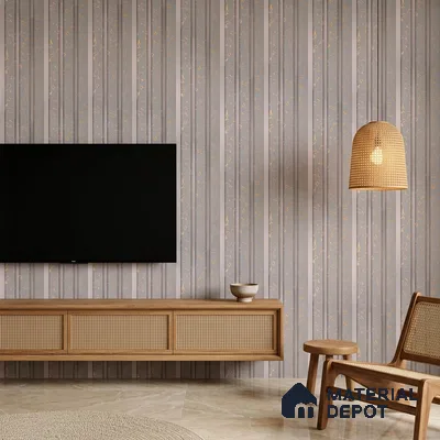 Cloud Grey Luxury Look PN 06081 9.5 ft x 4.6 inch Charcoal Panel - 8 mm | Suitable for Feature Wall, TV Unit & Living Room | Width is Subjected to 5% Variation