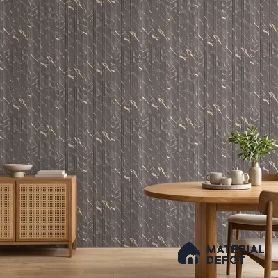 Mid Grey Marble Look PN 06087 9.5 ft x 4.6 inch Charcoal Panel - 8 mm | Suitable for Feature Wall, TV Unit & Living Room | Width is Subjected to 5% Variation