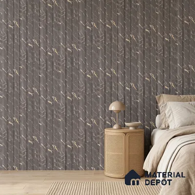 Mid Grey Marble Look PN 06087 9.5 ft x 4.6 inch Charcoal Panel - 8 mm | Suitable for Feature Wall, TV Unit & Living Room | Width is Subjected to 5% Variation