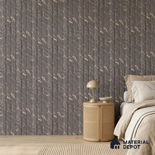 Mid Grey Marble Look PN 06087 9.5 ft x 4.6 inch Charcoal Panel - 8 mm | Suitable for Feature Wall, TV Unit & Living Room | Width is Subjected to 5% Variation
