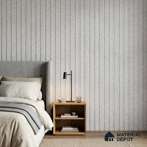 Light Grey Cement Look PN 06088 9.5 ft x 4.6 inch Charcoal Panel - 8 mm | Suitable for Feature Wall, TV Unit & Living Room | Width is Subjected to 5% Variation