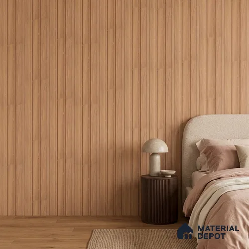 Wooden Look PN 06152 9.5 ft x 4.6 inch Charcoal Panel - 8 mm | Suitable for Feature Wall, TV Unit & Living Room | Width is Subjected to 5% Variation