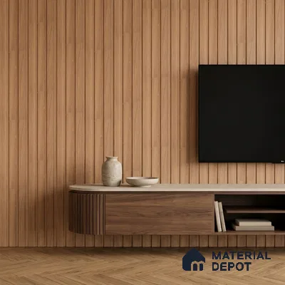 Wooden Look PN 06152 9.5 ft x 4.6 inch Charcoal Panel - 8 mm | Suitable for Feature Wall, TV Unit & Living Room | Width is Subjected to 5% Variation