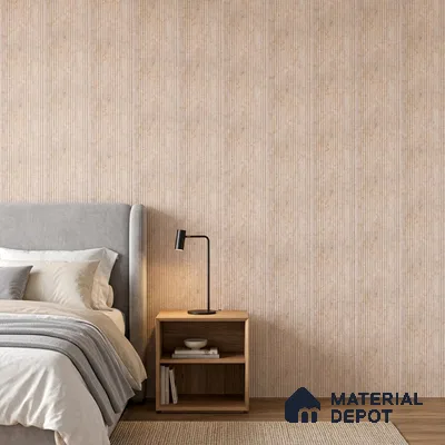 Warm Beige Marble Look PN 06536 8 ft x 3.6 inch Charcoal Panel - 6 mm | Suitable for TV Unit, Living Room & Bedroom | Width is Subjected to 5% Variation