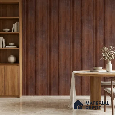 Wooden Look PN 06789 8 ft x 4.9 inch Charcoal Panel - 12 mm | Suitable for Living Room, Bedroom & TV Cabinet | Width is Subjected to 5% Variation