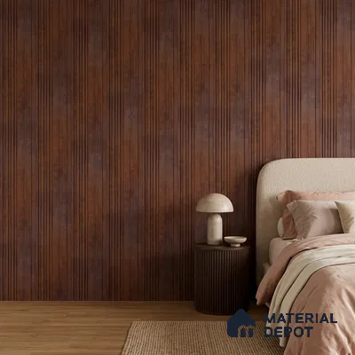Wooden Look PN 06789 8 ft x 4.9 inch Charcoal Panel - 12 mm | Suitable for Living Room, Bedroom & TV Cabinet | Width is Subjected to 5% Variation