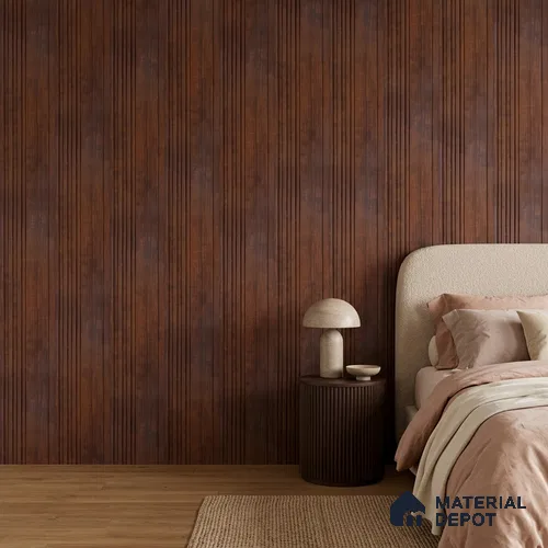 Wooden Look PN 06789 8 ft x 4.9 inch Charcoal Panel - 12 mm | Suitable for Living Room, Bedroom & TV Cabinet | Width is Subjected to 5% Variation