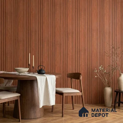 Wooden Look PN 06791 8 ft x 4.9 inch Charcoal Panel - 12 mm | Suitable for Living Room, Bedroom & TV Cabinet | Width is Subjected to 5% Variation