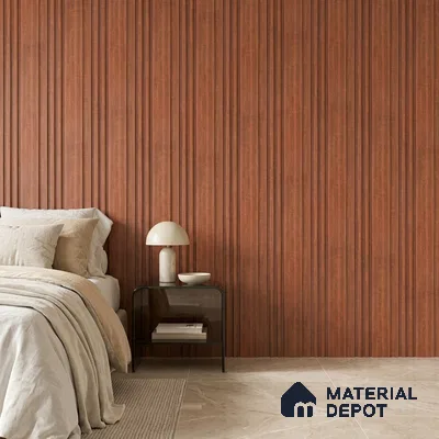 Wooden Look PN 06791 8 ft x 4.9 inch Charcoal Panel - 12 mm | Suitable for Living Room, Bedroom & TV Cabinet | Width is Subjected to 5% Variation